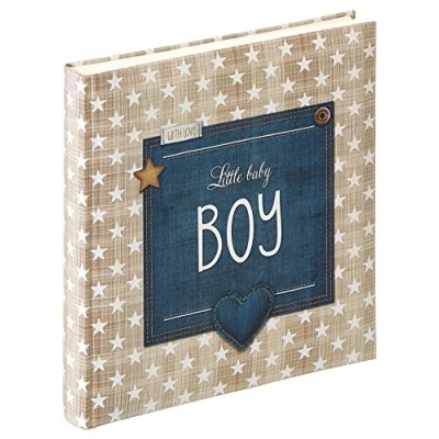 Afbeelding van Walther Design Uk 100 L Little Baby Fotoalbum 28 x 31 cm Blauw/Beige/Wit 50 pagina&#039;s