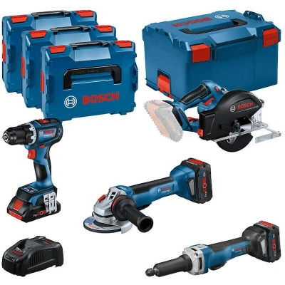 Afbeelding van BOSCH 0615990N3A 18V accu machineset in L Boxx 136/238 (1x 4,0Ah/2x 5,5Ah + lader)