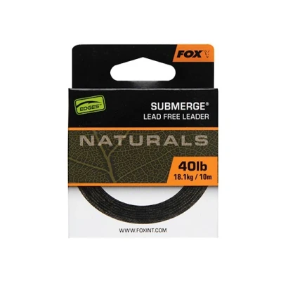 Afbeelding van Fox Edges Naturals Submerge Leader 40lb (10m) Leaders
