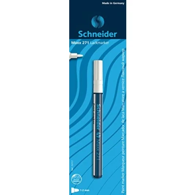 Afbeelding van Schneider lakmarker Maxx 271 1 2 mm wit op blister S 72717