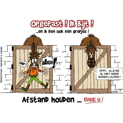 Afbeelding van HB Stalplaat Afstand Houden