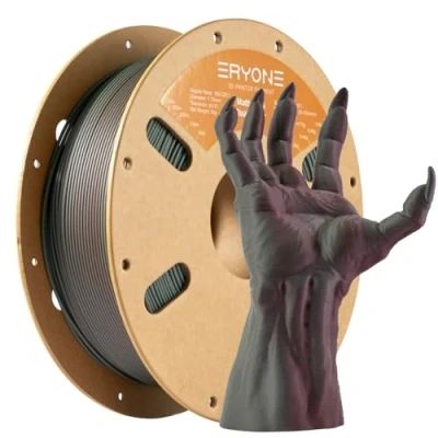 Afbeelding van ERYONE mat Dual Color Coëxtrusie PLA filament 1,75 mm +/ 0,03 mm, tweekleurig voor 3D printers, 1 kg / spoel, roze en saliegroen