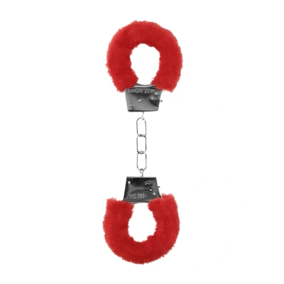 Afbeelding van OUCH! Plezier Fluwelen Handboeien voor Stoute Spellen Wit