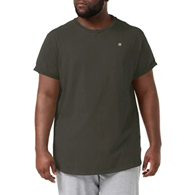 Image de G STAR RAW T shirt Overdyed Lash pour homme, Gris (Asfalt Gd D16396 2653 b575), XXL