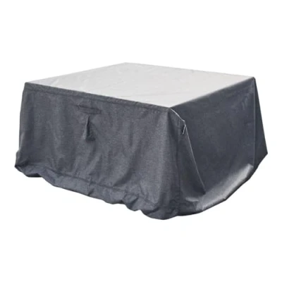 Afbeelding van Hesperide Tuinmeubel bescherm hoes Hambo grijs polyester waterafstotend 308 x 190 80 cm