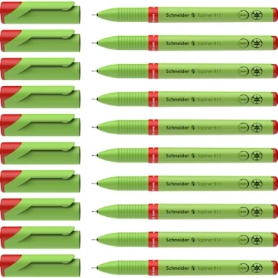 Afbeelding van Fineliner Schneider Topliner 911 0.4mm rood