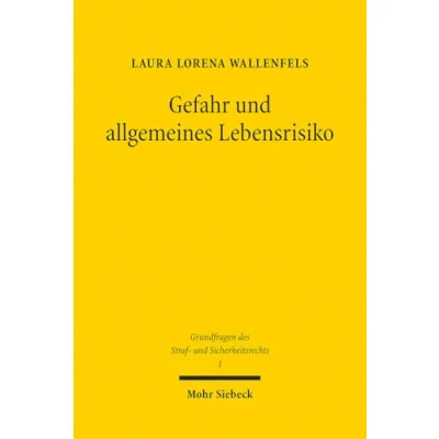 Afbeelding van Grundfragen des Straf und Sicherheitsrechts Gefahr allgemeines Lebensrisiko