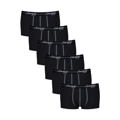 Afbeelding van Sloggi 6 PACK Start Onderbroeken, Heren, Maat: Large, Schwarz