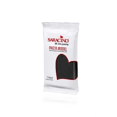 Afbeelding van Saracino Modelling Paste Zwart 1kg
