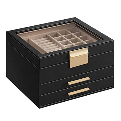 Afbeelding van Schmuckbox mit Glasdeckel