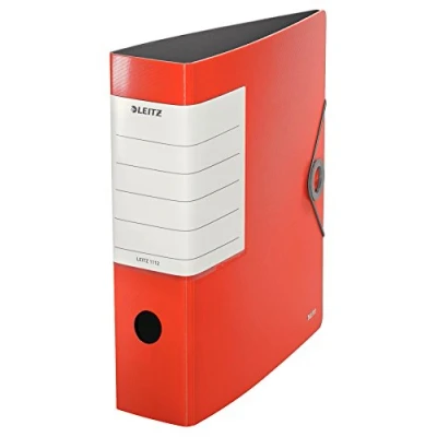 Afbeelding van Esselte Leitz stevige ordener, stof, A4, groot (rood)