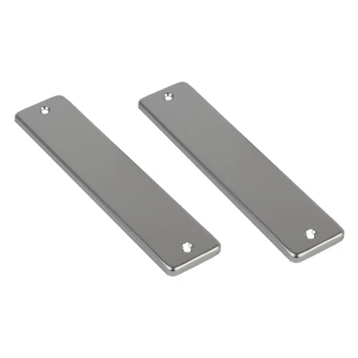 Afbeelding van Wovar Deurschild geheel blind aluminium kortschild Per set