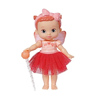 Afbeelding van BABY born 4001167831823 Storybook Fairy Poppy 18 cm Fluttering Wings Inclusief pop, Wand, Stand, Backdrop en Picture Booklet Geschikt voor Kinderen Leeftijd 3 jaar 831823
