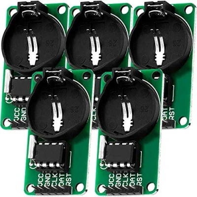 Afbeelding van AZDelivery 5 x DS1302 Serial Real Time Clock RTC Module compatibel met Arduino en Raspberry Pi Inclusief E Book!