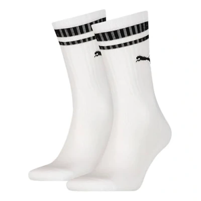 Image de Lot de 2 paires chaussettes basses unisexes avec rayure traditionnelle PUMA
