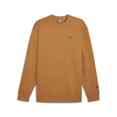 Afbeelding van Puma Crewneck Sweater, Heren, Maat: Small, Caramel latte