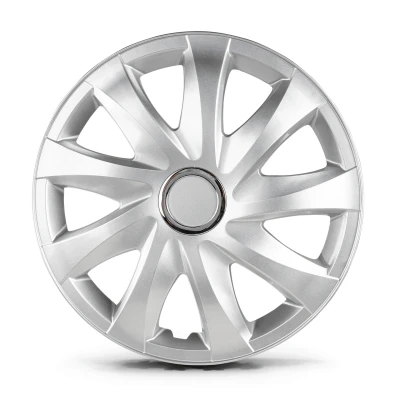 Afbeelding van Wieldoppen Drifter 14 inch, set van 4 zilver