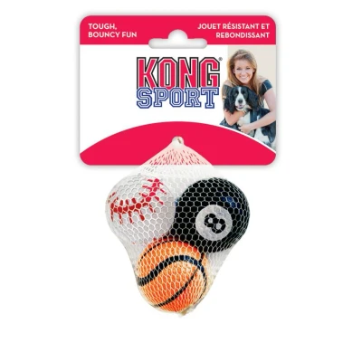 Afbeelding van Kong Speeltje Sport Ballen A 3 Assorti Hondenspeelgoed Small