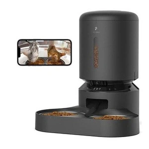 Image de Petlibro Granary Camera Dual Food Tray Black Distributeur De Nourriture