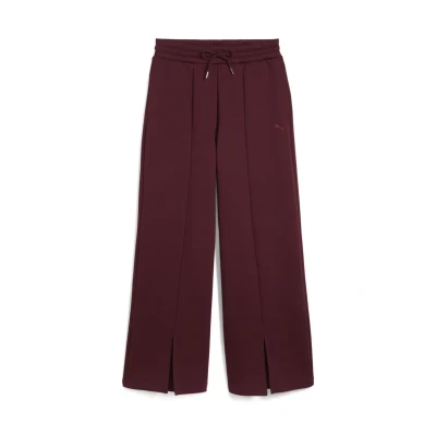 Afbeelding van Puma Wardrobe Essentials Relaxed Trainingsbroek, Dames, Maat: XXL, Ruby shimmer