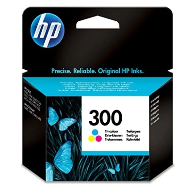 Afbeelding van HP 300 Tri color Ink Cartridge inktcartridge geel inktpatronen (cyaan, magenta, geel, DeskJet D2500, D2530, F4200, standaard, inkjet, 20 80%, 40 60 C)