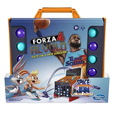 Afbeelding van Hasbro Gaming Force 4 bij vlucht: Space Jam A New Legacy Edition, twee of meer spelers, kinderspel vanaf 8 jaar, F2687103
