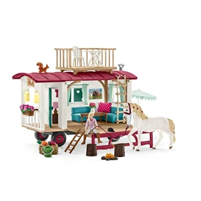 Image de Caravane Rencontres Secretes, Coffret Schleich Avec 1 Cheval Inclus, Figurines Pour Enfants De 5 Ans