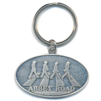 Afbeelding van The Beatles Abbey Road Crossing Sleutelhanger Zilverkleurig