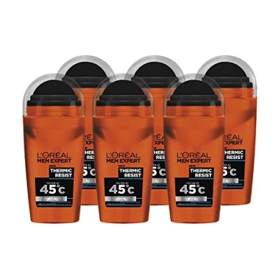 Afbeelding van L&#039;Oréal Men Expert Thermic Resist Deo Roller 6 x 50 ml