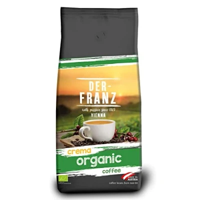 Afbeelding van Der Franz UTZ gecertificeerde biologische Crema koffie, bonen, 1000 g