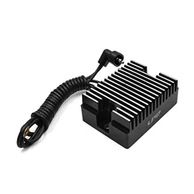 Afbeelding van sourcing map Zwart Metalen Motorfiets Diode Voltage Regulator voor Davidson