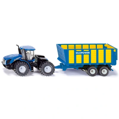 Afbeelding van SIKU New Holland T9.560 met silagewagen
