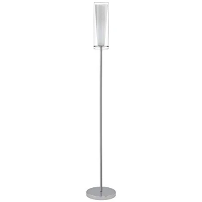 Afbeelding van EGLO Pinto Vloerlamp 1 Lichts Chroom Helder, Wit