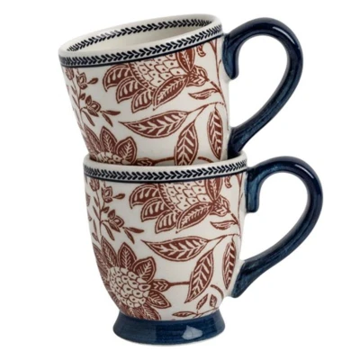 Afbeelding van Laura Ashley Hedingham Giftset Minimokken Blue Terra 2 stuks