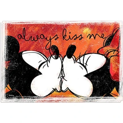 Afbeelding van Egan Set van 2 rode Mickey en Minnie Placemats