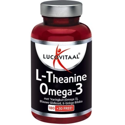 Afbeelding van Lucovitaal L Theanine Omega 3 Capsules