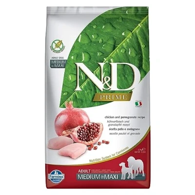 Afbeelding van N&amp;D Prime hondenvoeding Kip medium/maxi 2.5 kg.