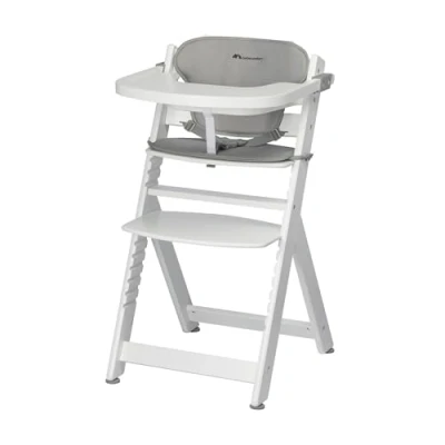 Afbeelding van Bebeconfort Timba met verkleinkussen Kinderstoel White/Grey 6 maanden tot 10 jaar oud
