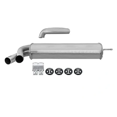 Afbeelding van HELLA 8LD 366 027 931 Einddemper Achter Met aanbouwdelen FIAT: Ducato III Van, Platform / Chassis, Minibus