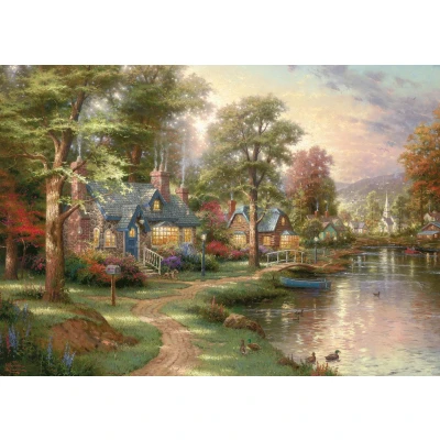 Afbeelding van Kinkade Aan Het Meer