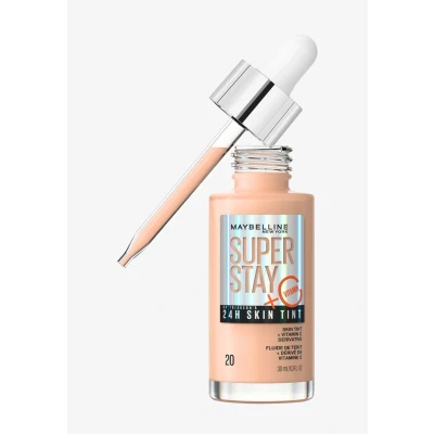 Afbeelding van 1+1 gratis: Maybelline SuperStay 24H Skin Tint Foundation 20 30 ml