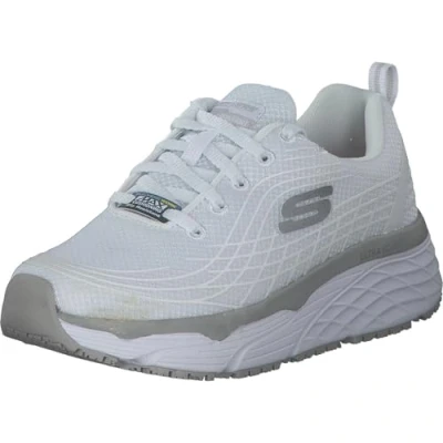 Afbeelding van Skechers MAX Cushioning Elite SR Damen ARB Skateschoenen, Dames, Maat: 41, White Leer/ synthetisch