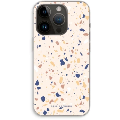 Afbeelding van Case Company® hoesje geschikt voor iPhone 14 Pro Terrazzo N23 Soft Cover Telefoonhoesje Bescherming aan alle Kanten en Schermrand