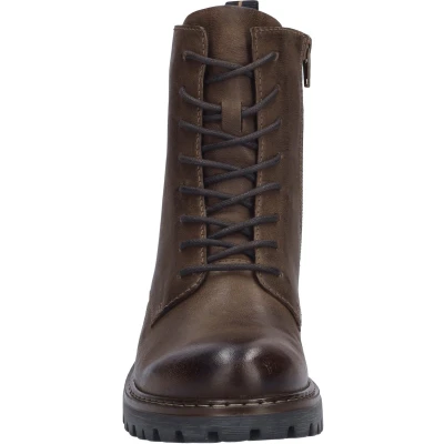 Afbeelding van Josef Seibel Marta Veterboots, Dames, Maat: 42, Moro Leer