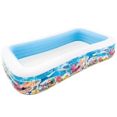 Image de Grande piscine gonflable Tropical Reef
