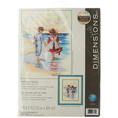 Afbeelding van Borduurpakket DIMENSIONS HOLDING HANDS