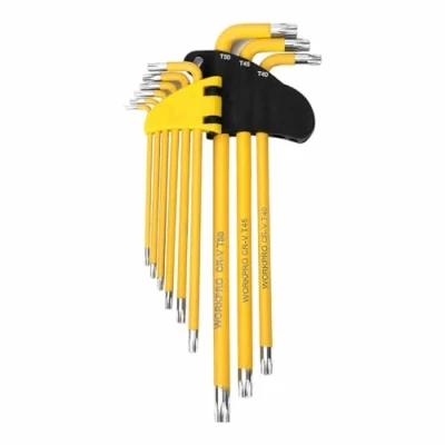 Afbeelding van Set van torxsleutels Workpro Lengte 9 Onderdelen