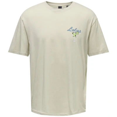 Afbeelding van ONLY &amp; SONS Tshirt Keane Creme M