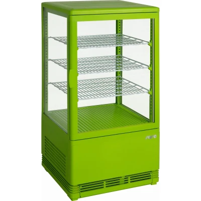 Afbeelding van Koelvitrine Saro, 3 roosters, groen, 70L, 43(b)x88(h)x38(d), 230V/170W
