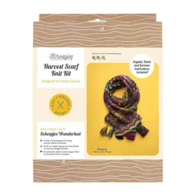 Afbeelding van Scheepjes Harvest Scarf Knit Kit